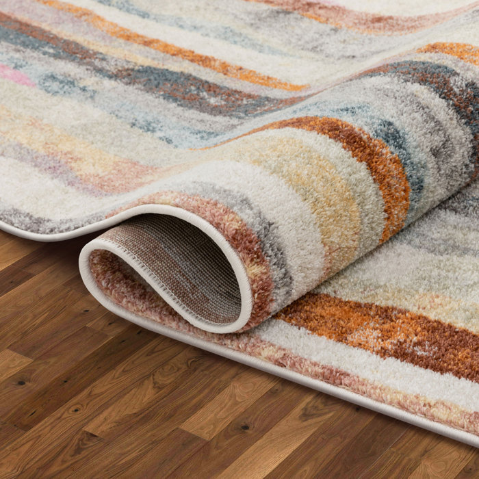 Well Woven Rodeo Orange/Grey Rug & Reviews Wayfair.co.uk